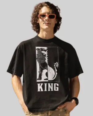 King Black Oversized T-Shirt