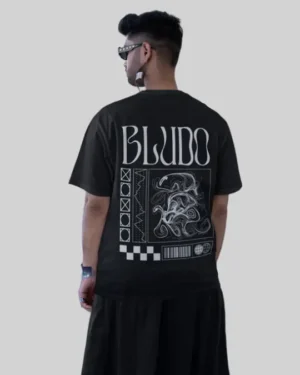 Bludo Signature Black Oversized T-Shirt