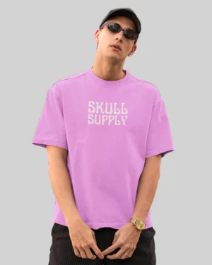 Skull Supply Lavender Oversized T-Shirt