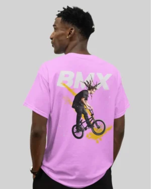 Bmx Bicycle Lavender Oversized Tshirt