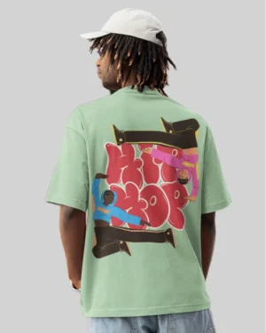 Hip Hop Dance Mint Green Oversized TShirt