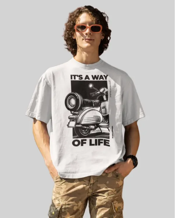 Way Of Life White Oversized T Shirt