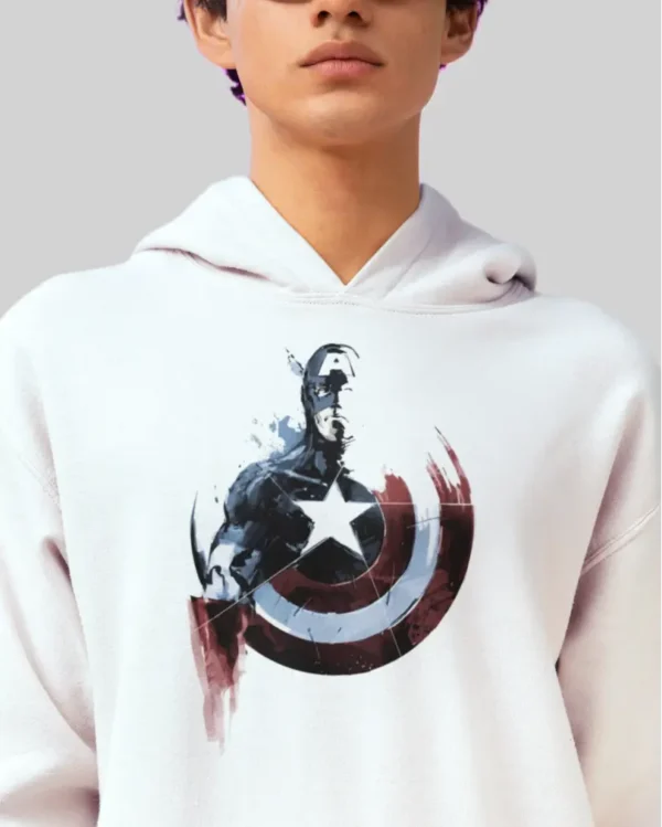 Captain America White Hoodies