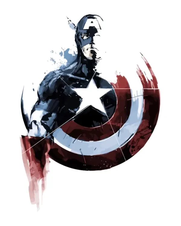 Captain America white graphic