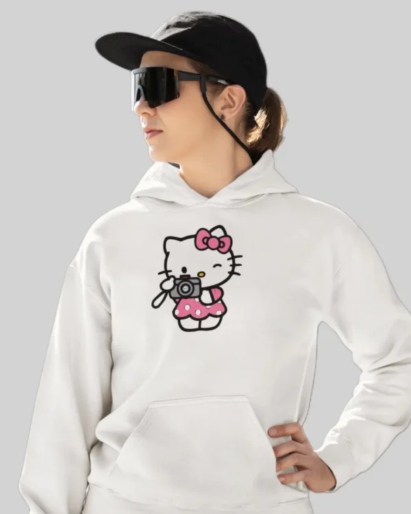 Hello Kitty White Hoodie women