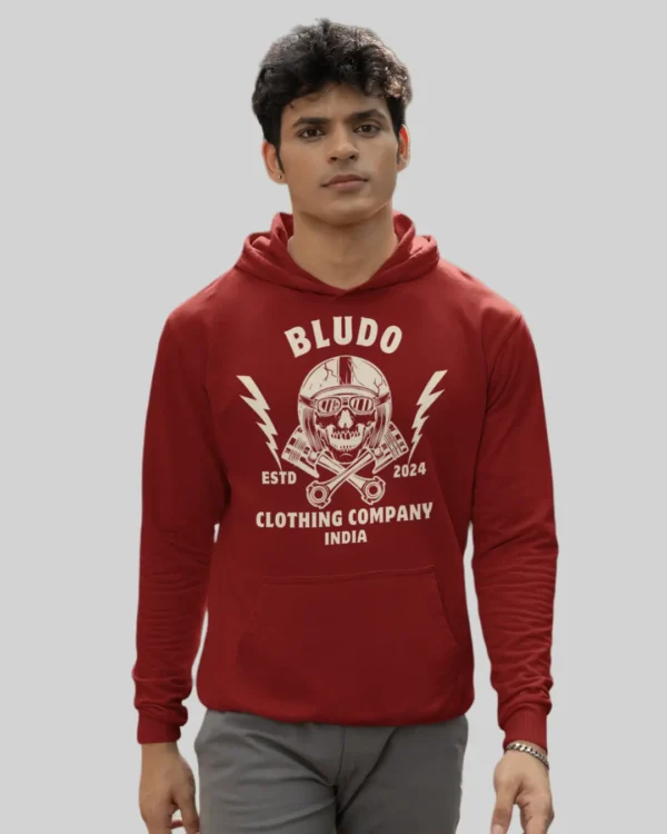 Bludo Signature Maroon Hoodies