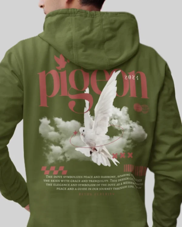 Pigeon Army Green Hoodies (2)