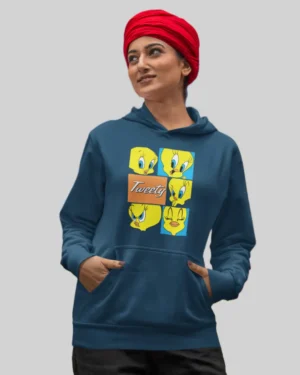 Tweety Navy Blue Hoodie girls