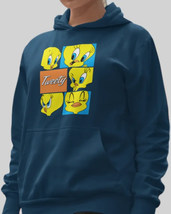 Tweety Navy Blue Hoodies