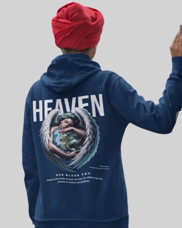 Heaven Navy Blue Hoodie